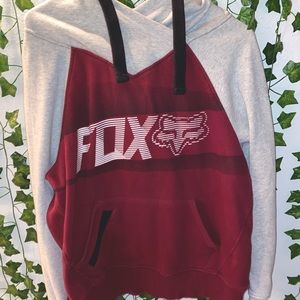 Maroon FOX brand sweatshirt